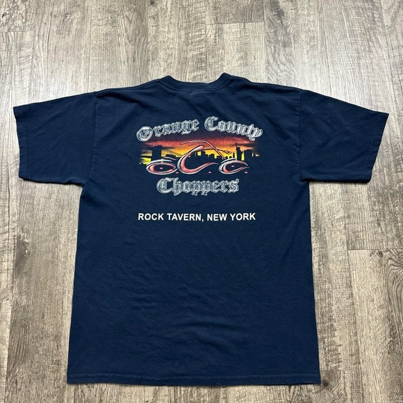 Vintage Y2K Orange County Choppers Biker T Shirt - Picture 1 of 5